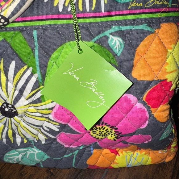 Vera Bradley Jazzy Blooms Overnight Travel Bag - Picture 3 of 5